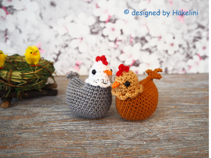 Hühner Henri & Henriette ohne Nähen