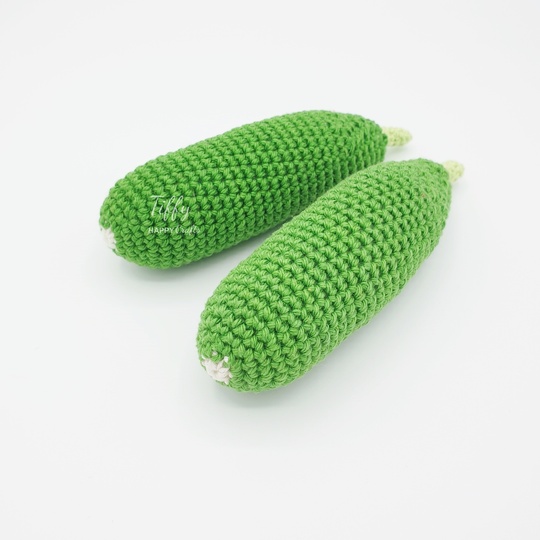 Cucumber Easy Play Food Crochet Pattern