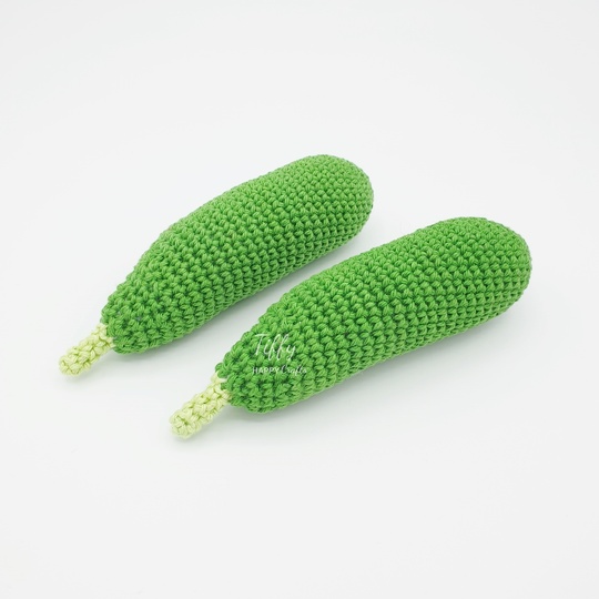 Cucumber Easy Play Food Crochet Pattern
