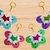 A butterfly keychain pattern
