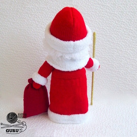K027 Big Santa Claus or Father Frost Christmas doll - Amigurumi