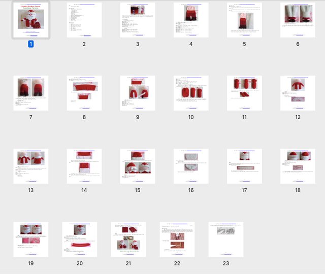 K027 Big Santa Claus or Father Frost Christmas doll - Amigurumi