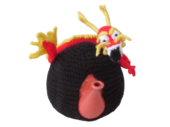TeaCosyFolk's Chinese Dragon Tea Cosy Knitting Pattern