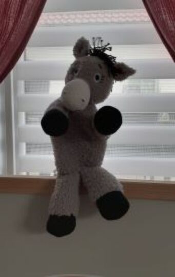 Pferd oder Esel Handpuppe