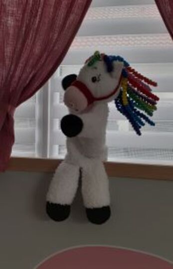 Pferd oder Esel Handpuppe