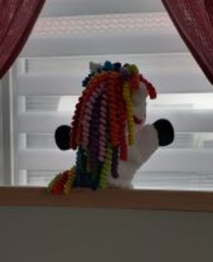 Pferd oder Esel Handpuppe