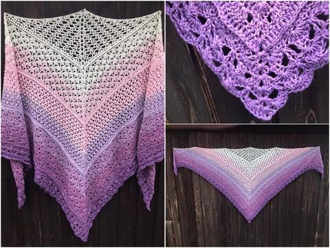 Häkelanleitung - Tuch "Tamina"