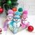 K016 Snowman decor with 3 hats - Amigurumi Christmas New Year decor toy