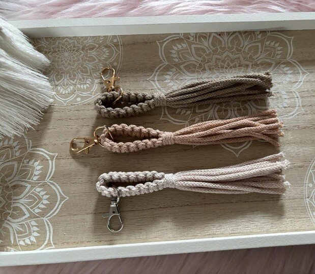 Makramee Schlüsselanhänger