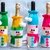 K013 Snowman bottle covers sleeve for wine and champagne