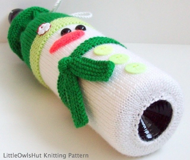 K013 Snowman bottle covers sleeve for wine and champagne