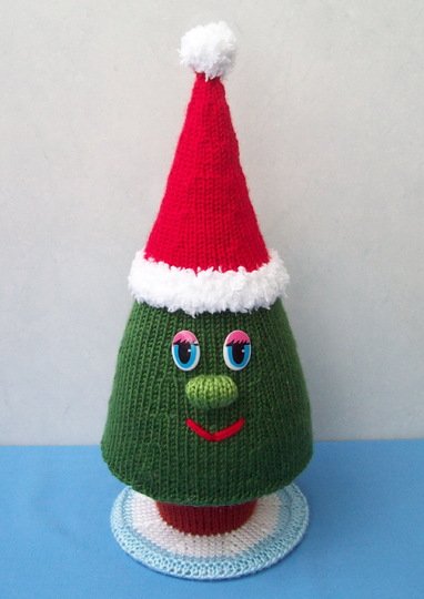 K011 Knitting (branches are Crochet) Pattern Christmas Tree New Year Decor