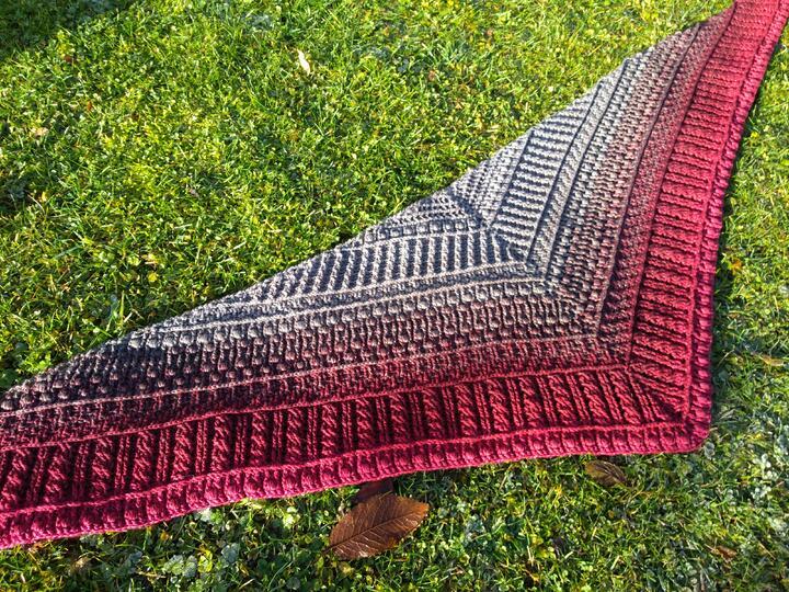 Häkelanleitung Tuch Saorla