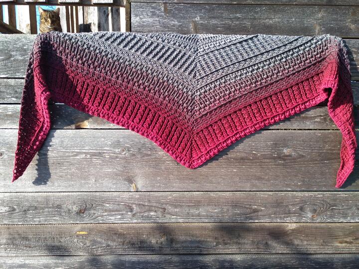 Häkelanleitung Tuch Saorla