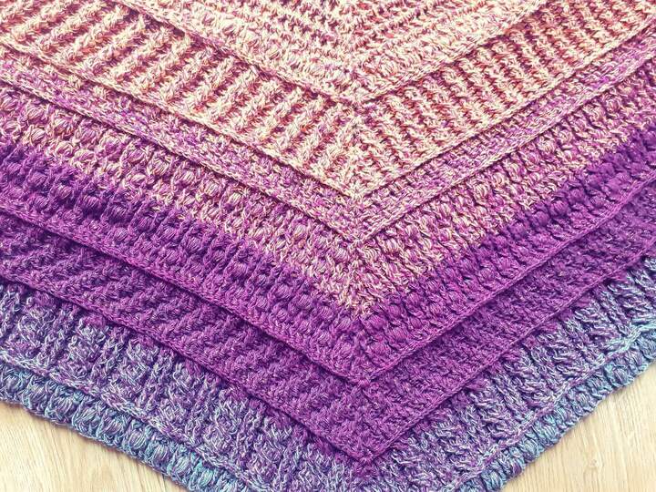 Häkelanleitung Tuch Saorla