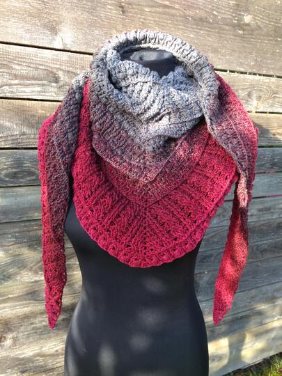 Häkelanleitung Tuch Saorla