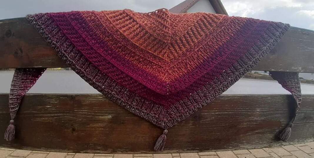 Häkelanleitung Tuch Saorla