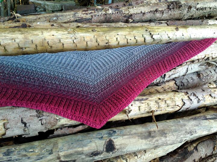 Häkelanleitung Tuch Saorla