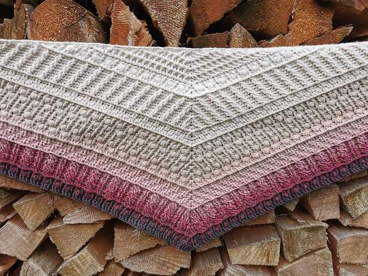 Häkelanleitung Tuch Saorla