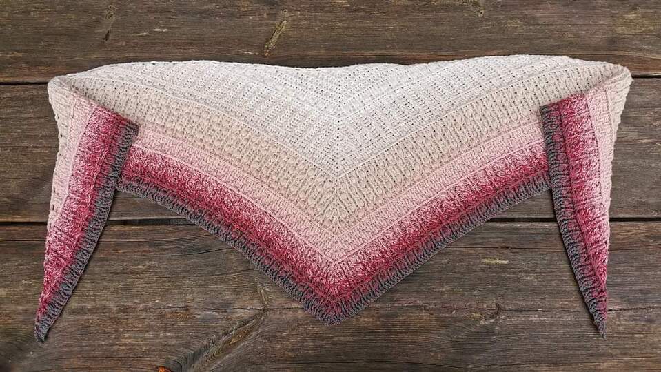 Häkelanleitung Tuch Saorla