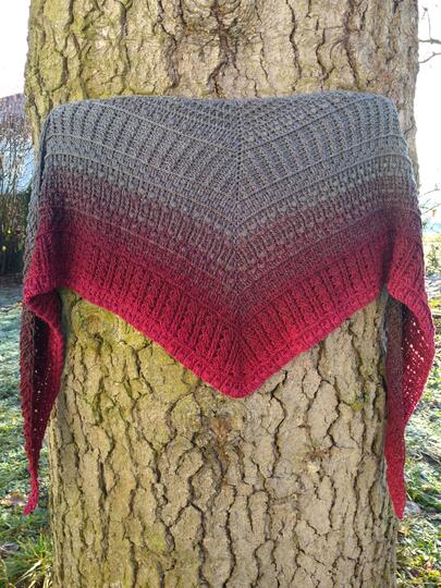 Häkelanleitung Tuch Saorla