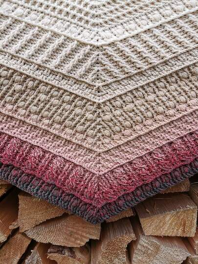 Häkelanleitung Tuch Saorla