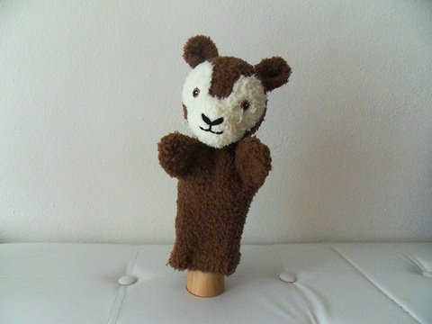 Lama Handpuppe