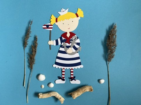 Fensterbild "Sommer" - Bastelanleitung mit Vorlagen mit Bonus