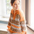 Pulli mit Polokragen in Orange, Camel, Hellbeige und Grün