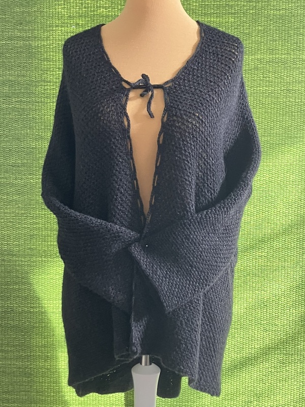 Over-Size-Schlabber-Jacke - Bauchwegschummler Nr. 7 - Häkelanleitung - Bild 7