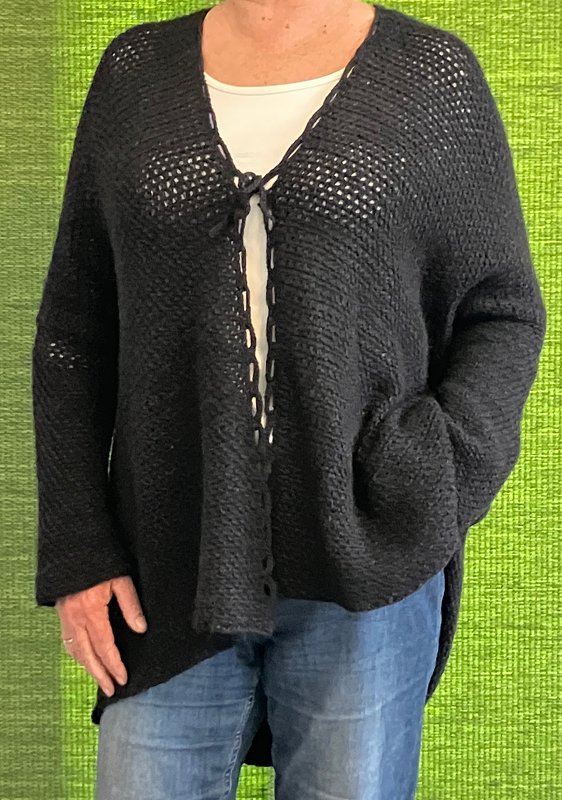 Over-Size-Schlabber-Jacke - Bauchwegschummler Nr. 7 - Häkelanleitung - Bild 5