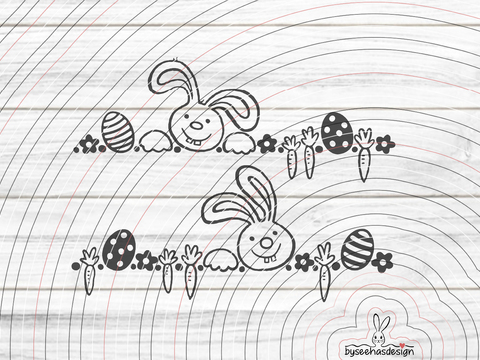 Hasen Plotterdatei SVG DXF