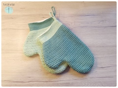 Ofenhandschuh - Häkelanleitung