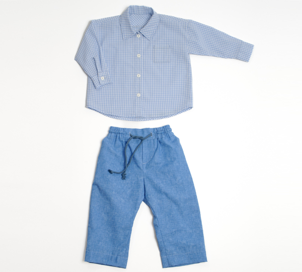 Boys Shirt & Pants Sewing Pattern TOM NOAH – Outfit Set 6M–7Y