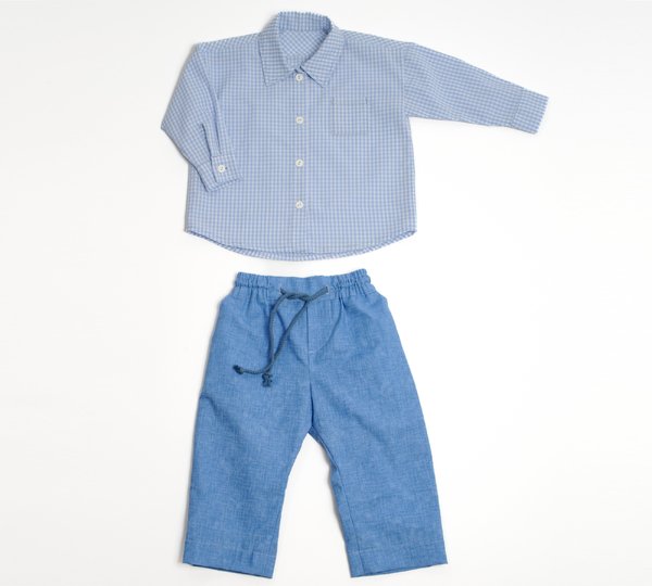 Schnittmuster Outfit-Set TOM & NOAH – Hemd & Hose PDF-Gr. 68/74–116/122