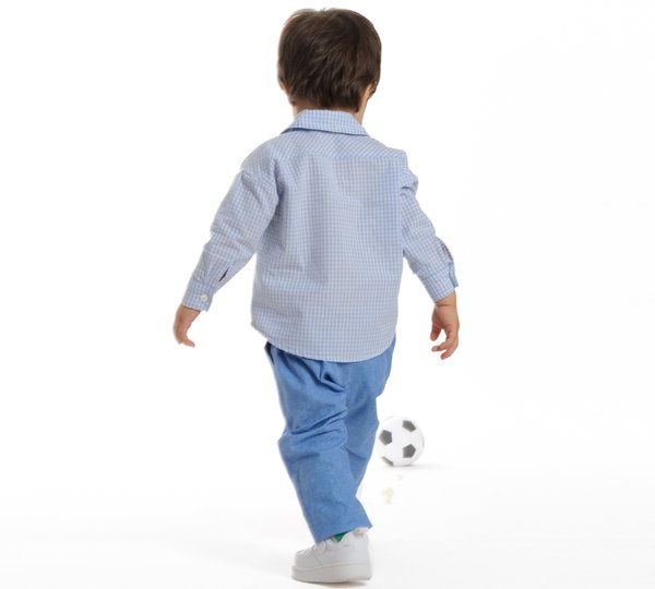 sewing pattern outfit set TOM & NOAH shirt and pants 6m/9m–6y/7y