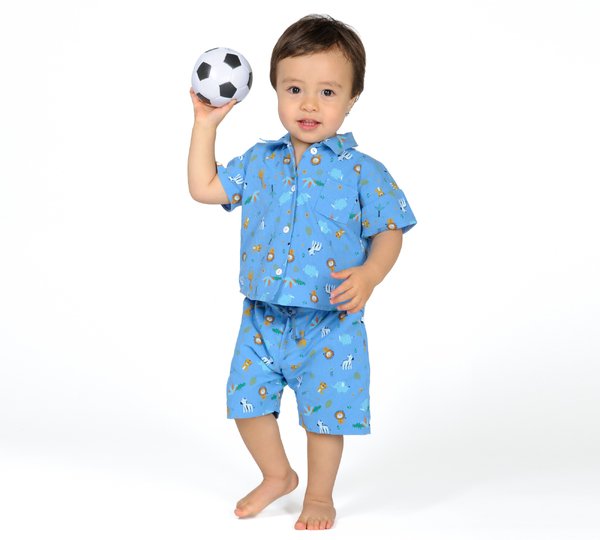 sewing pattern outfit set TOM & NOAH shirt and pants 6m/9m–6y/7y