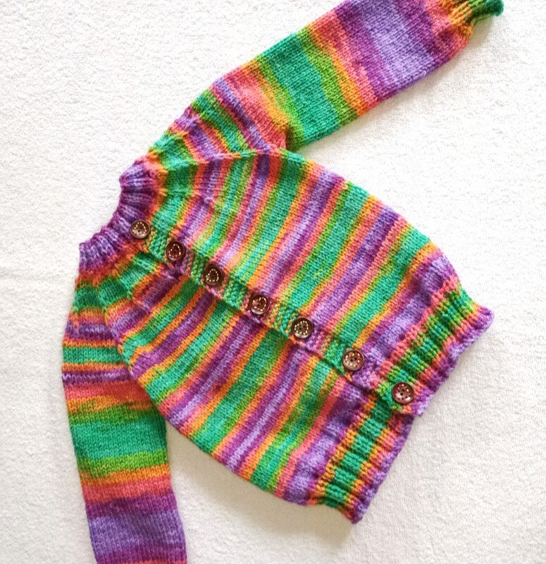 gestricktes Sommerjäckchen Gr.68 - Bild 7