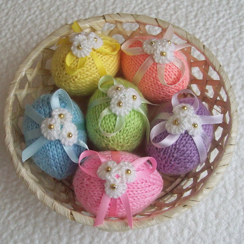 K009 Knitting Pattern - Easter Eggs home decor Easter hunt - Image 17