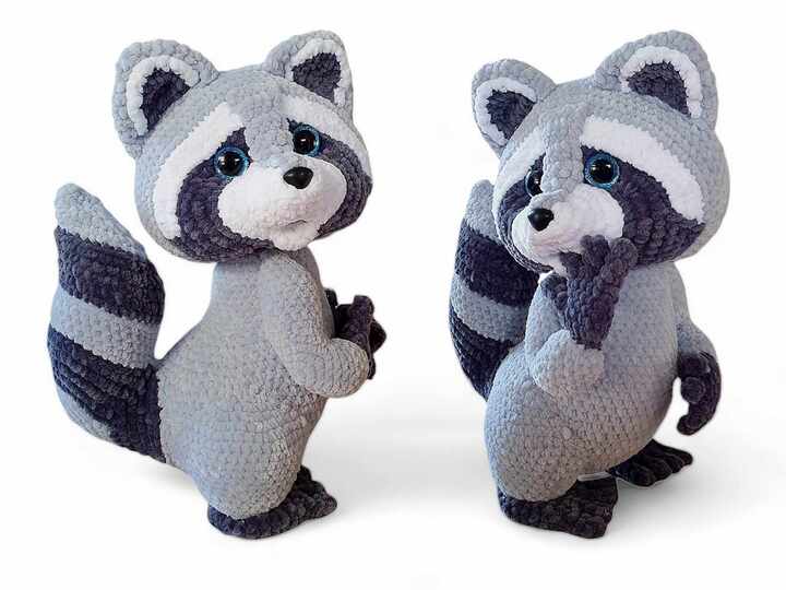 Häkelanleitung Wynne Waschbär