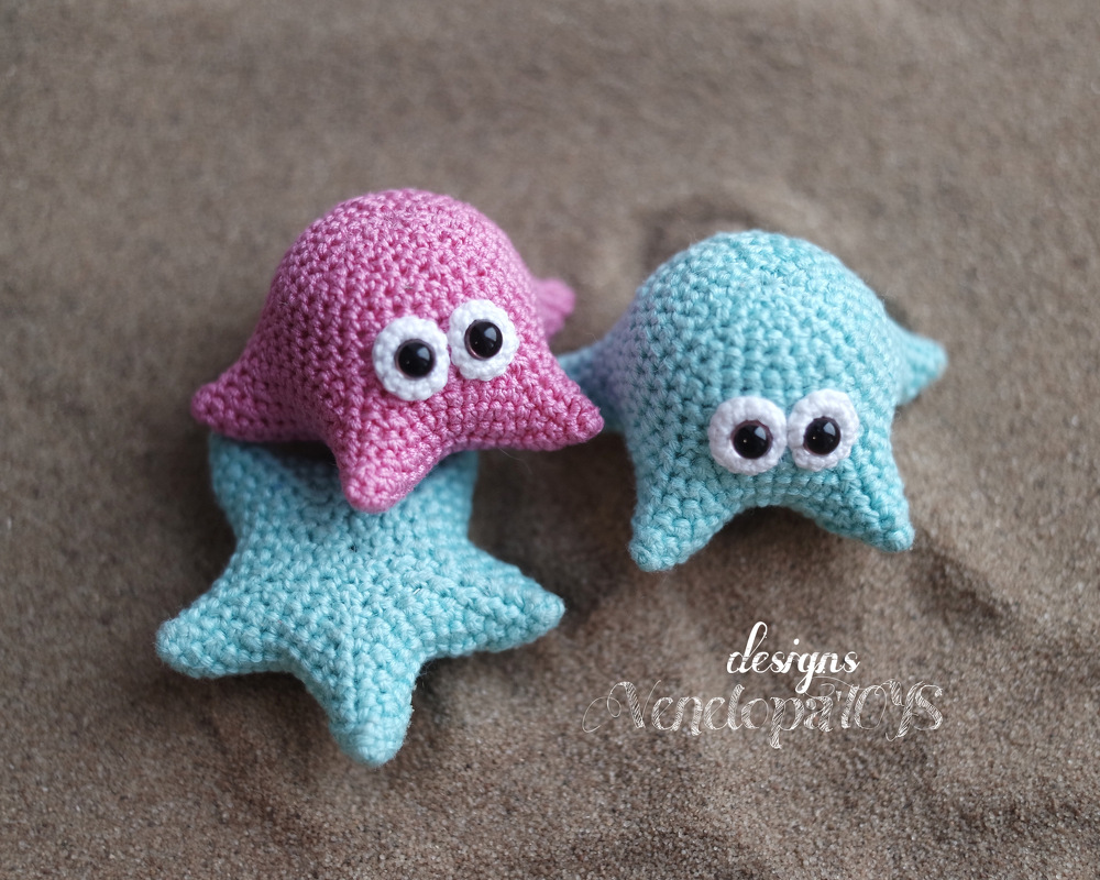 Crochet Starfish Pattern, crocheted sea star pattern - Image 3