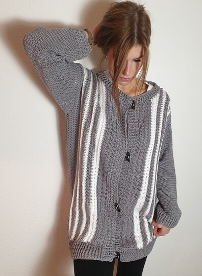 223 Häkelanleitung Häkeljacke Stella