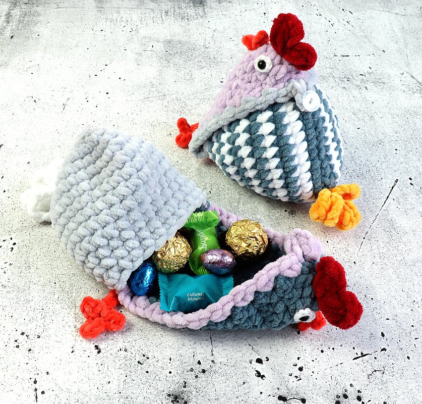 „Big Klipp-Klapp“ – befüllbare Hühner + Herz + Ei - Bild 9