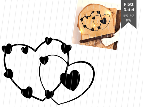 Plotterdatei Herzen