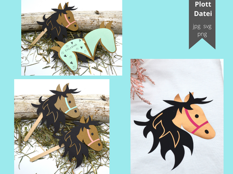 Plotterdatei Pferd SET Pferdeliebe