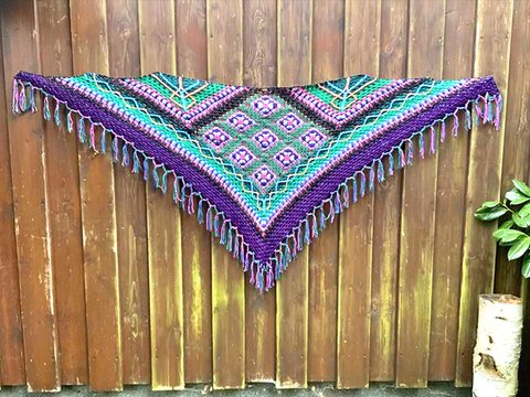 Tuch häkeln:  ISIBISI