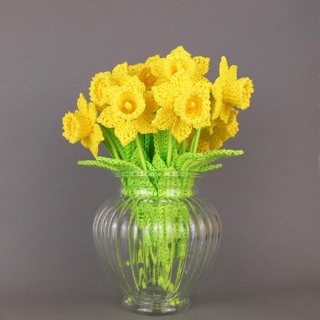 Osterglocken Blumenstrauß Frühlingsdeko - einfach auch für Anfänger