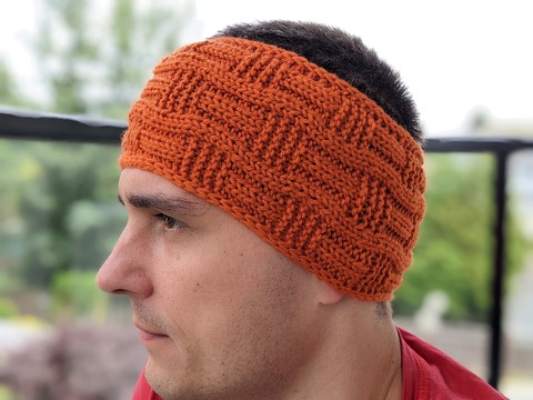 Broadway Knit Headband Pattern for Men