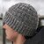 Knit Hat with Folded Brim Pattern for Men