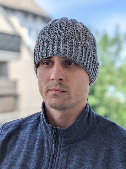 Knit & Purl Hat Pattern for Men